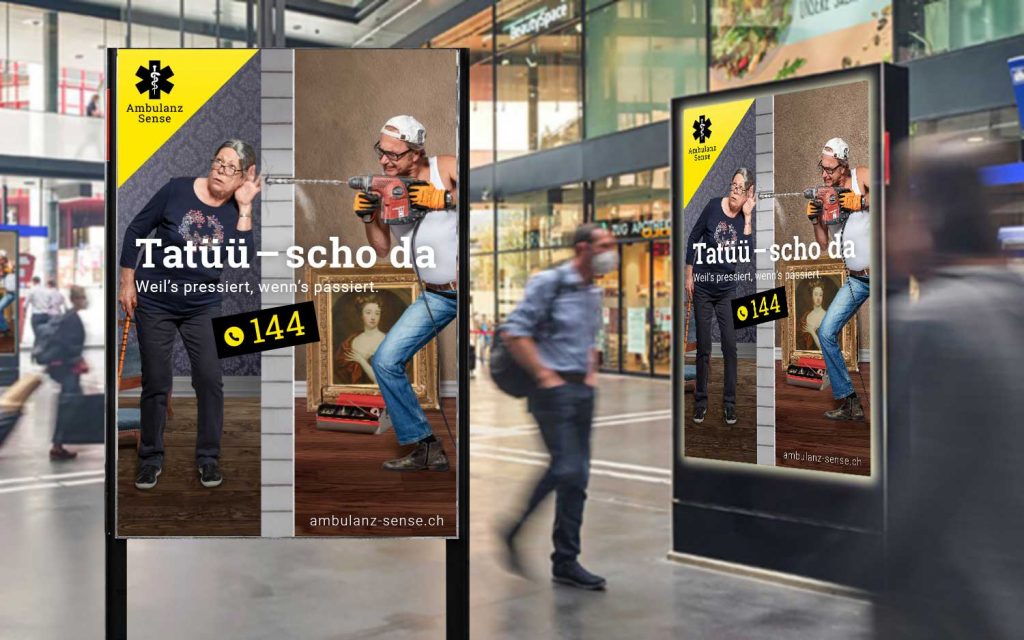 agentur01bern-Ambulanz Sense-werbung-plakat1