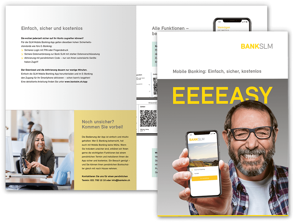 agentur01bern-Bank SLM-easybanking-flyer